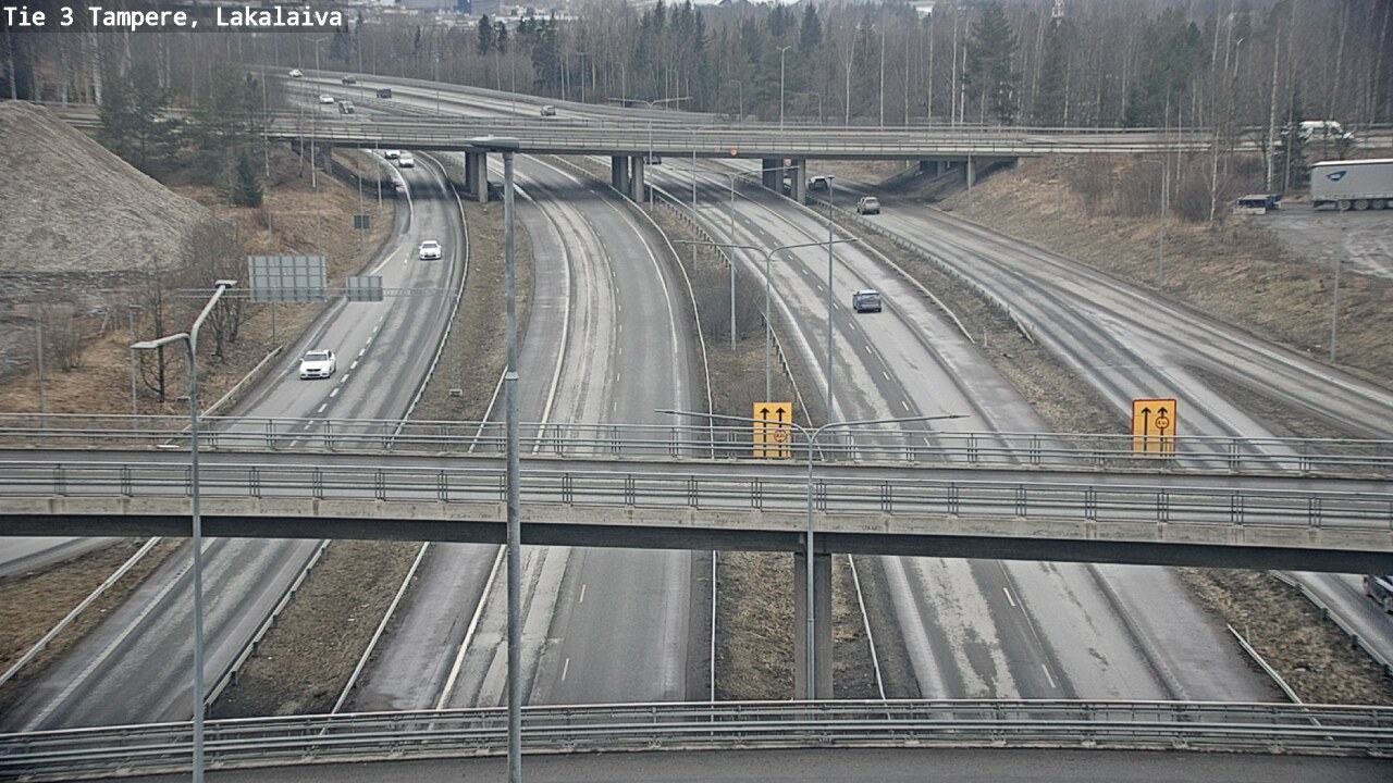 Weather Camera Image Väg 3 Tammerfors, Lakalaiva, Tampere, Pirkanmaa