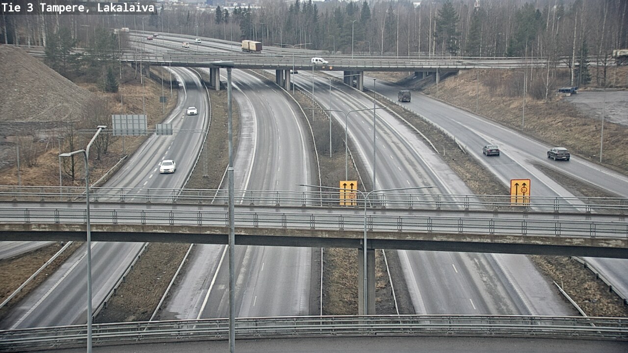 Weather Camera Image Väg 3 Tammerfors, Lakalaiva, Tampere, Pirkanmaa