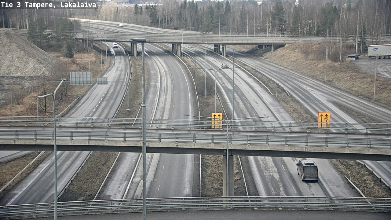 Weather Camera Image Väg 3 Tammerfors, Lakalaiva, Tampere, Pirkanmaa
