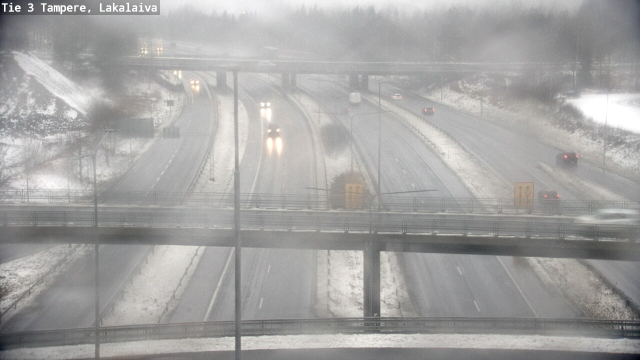 Weather Camera Image Väg 3 Tammerfors, Lakalaiva, Tampere, Pirkanmaa
