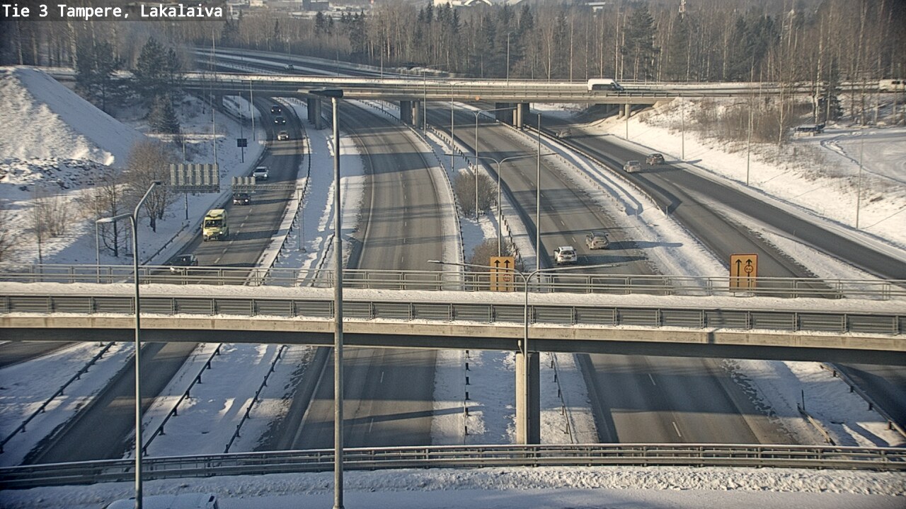 Weather Camera Image Väg 3 Tammerfors, Lakalaiva, Tampere, Pirkanmaa