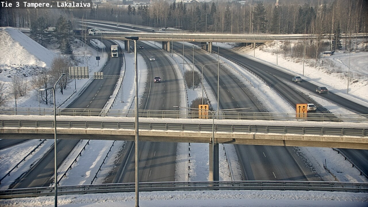 Weather Camera Image Väg 3 Tammerfors, Lakalaiva, Tampere, Pirkanmaa