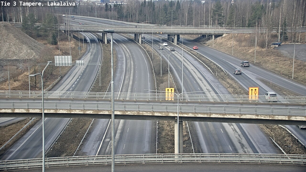 Weather Camera Image Väg 3 Tammerfors, Lakalaiva, Tampere, Pirkanmaa