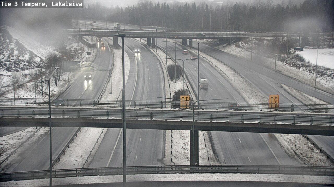 Weather Camera Image Väg 3 Tammerfors, Lakalaiva, Tampere, Pirkanmaa