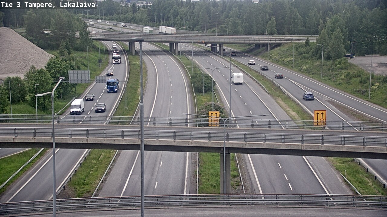 Weather Camera Image Väg 3 Tammerfors, Lakalaiva, Tampere, Pirkanmaa