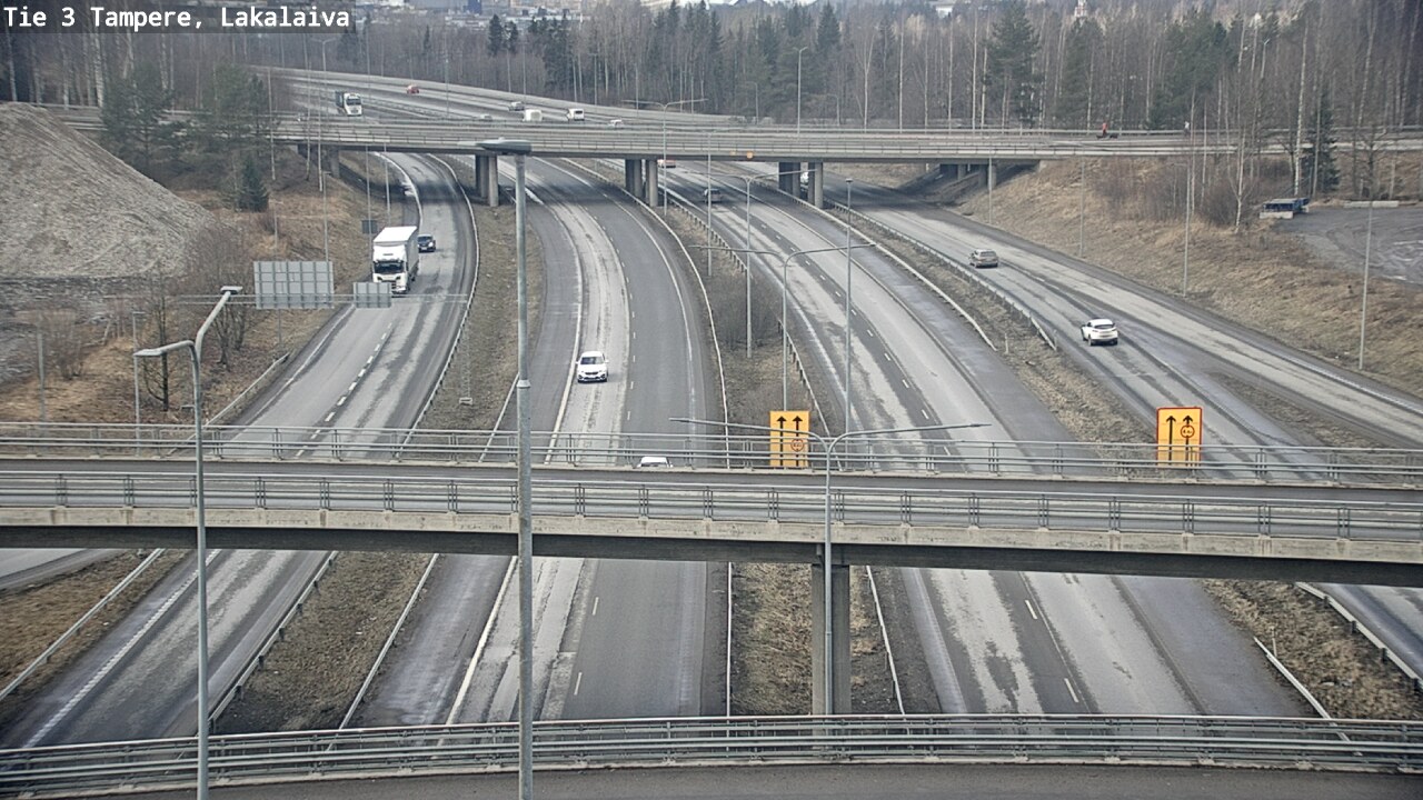 Weather Camera Image Väg 3 Tammerfors, Lakalaiva, Tampere, Pirkanmaa