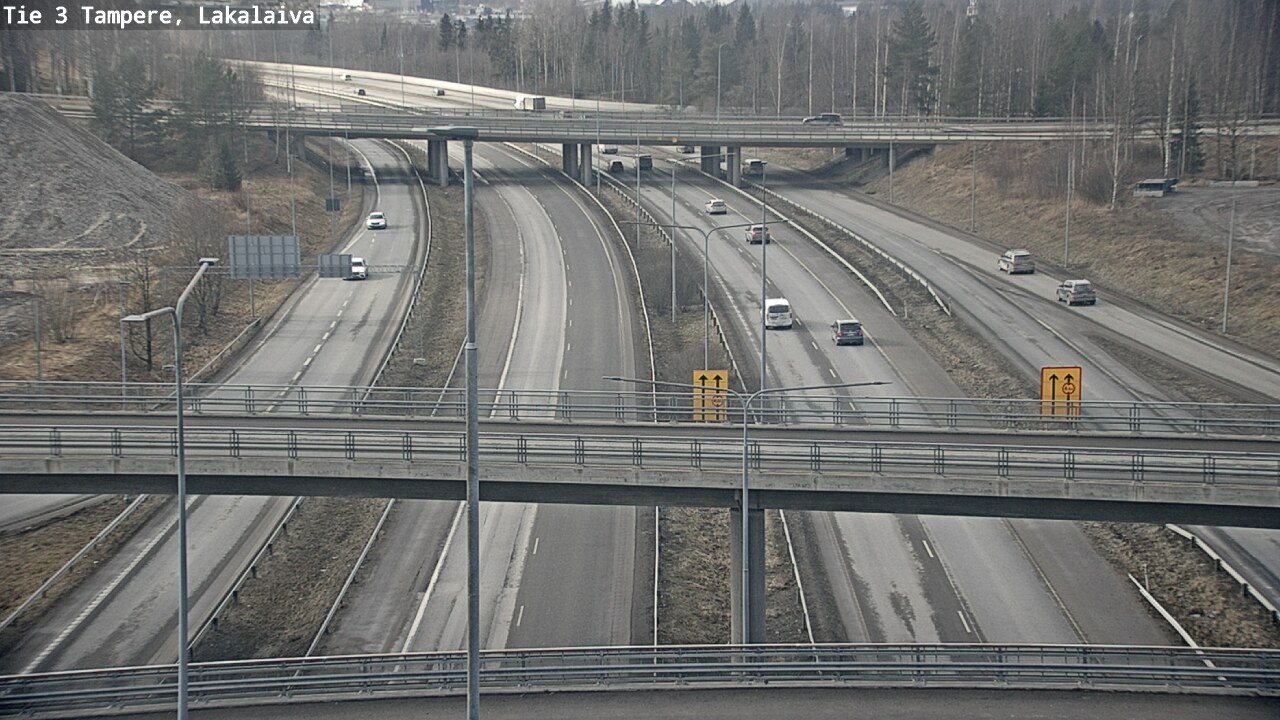 Weather Camera Image Väg 3 Tammerfors, Lakalaiva, Tampere, Pirkanmaa