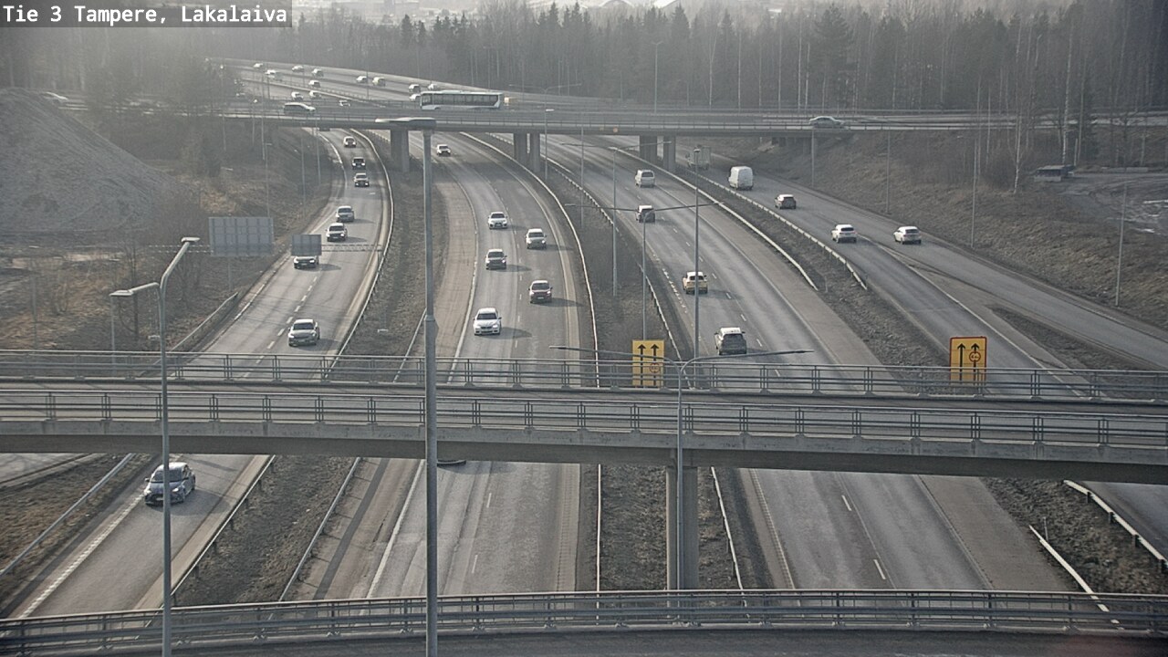 Weather Camera Image Väg 3 Tammerfors, Lakalaiva, Tampere, Pirkanmaa