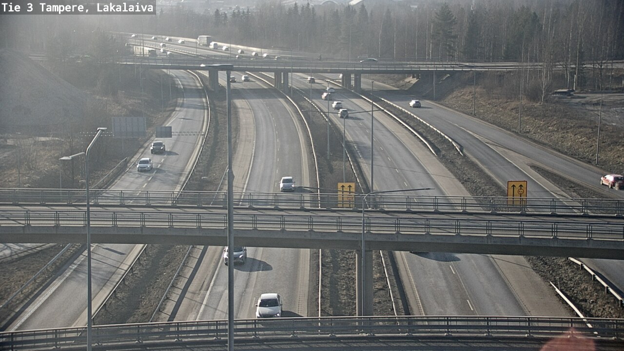 Weather Camera Image Väg 3 Tammerfors, Lakalaiva, Tampere, Pirkanmaa