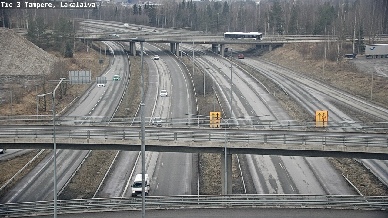 Weather Camera Image Väg 3 Tammerfors, Lakalaiva, Tampere, Pirkanmaa