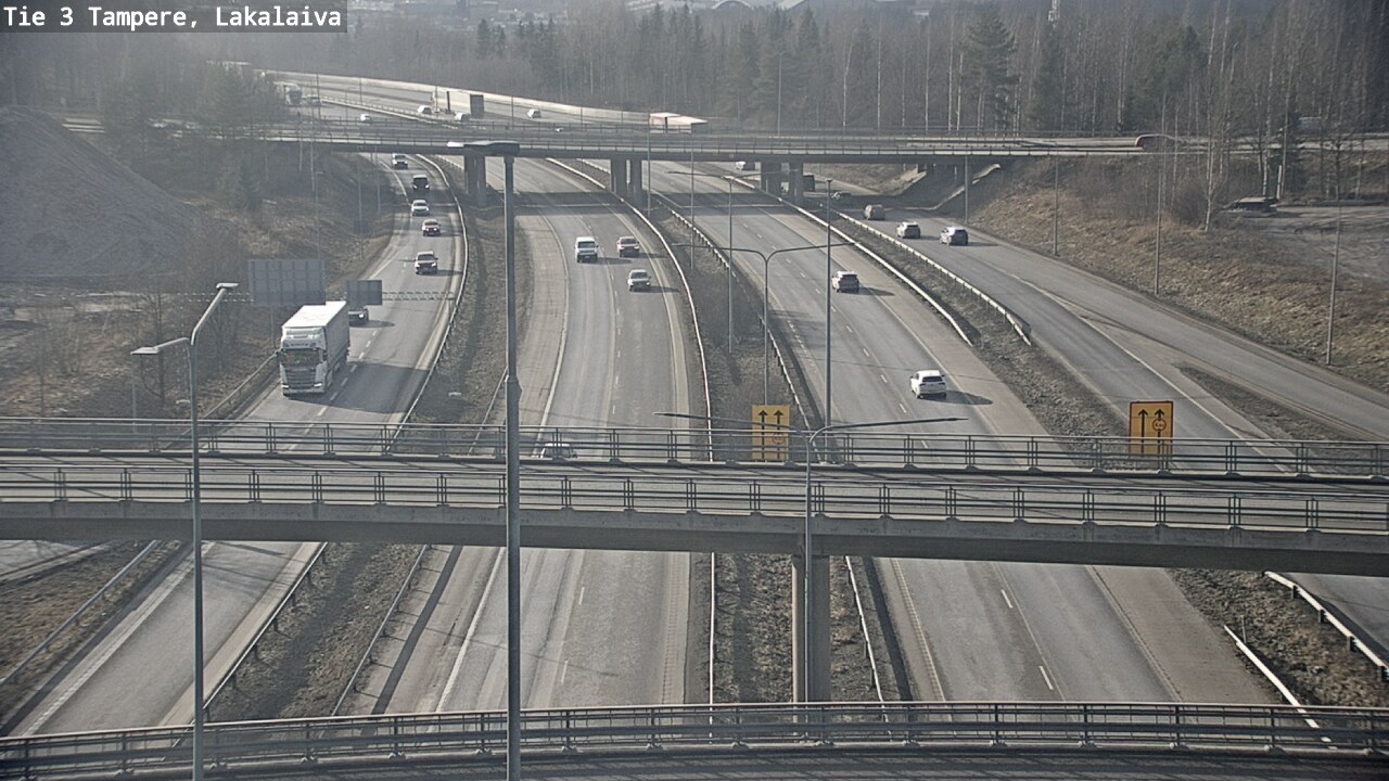 Weather Camera Image Väg 3 Tammerfors, Lakalaiva, Tampere, Pirkanmaa