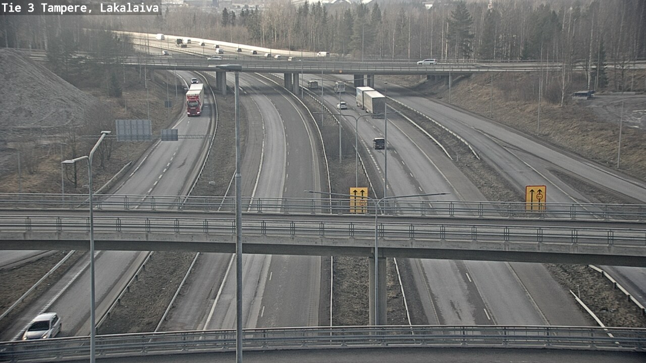 Weather Camera Image Väg 3 Tammerfors, Lakalaiva, Tampere, Pirkanmaa
