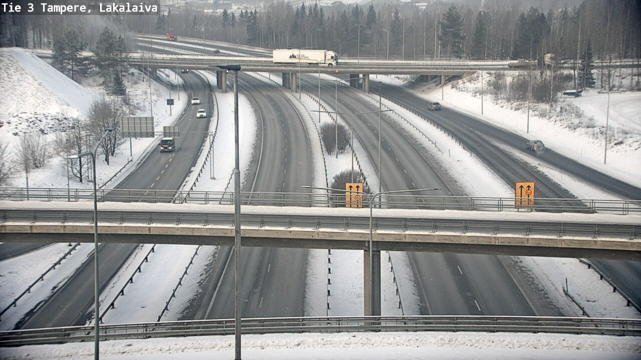 Weather Camera Image Väg 3 Tammerfors, Lakalaiva, Tampere, Pirkanmaa