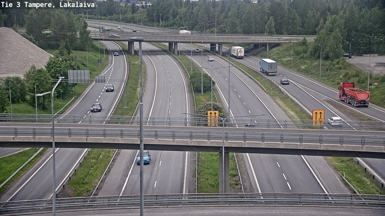 Weather Camera Image Väg 3 Tammerfors, Lakalaiva, Tampere, Pirkanmaa