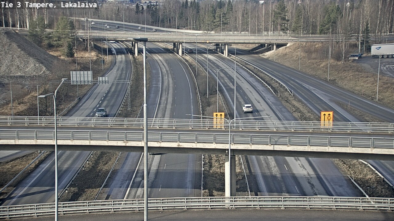 Weather Camera Image Väg 3 Tammerfors, Lakalaiva, Tampere, Pirkanmaa