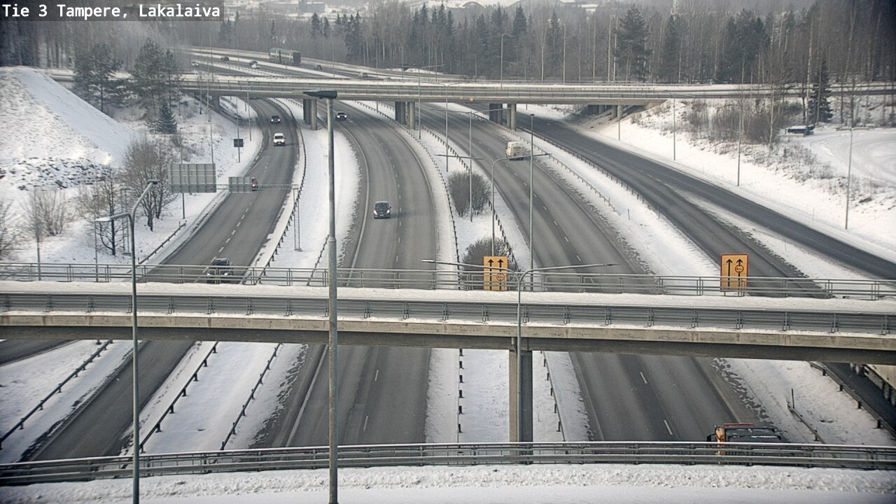Weather Camera Image Väg 3 Tammerfors, Lakalaiva, Tampere, Pirkanmaa