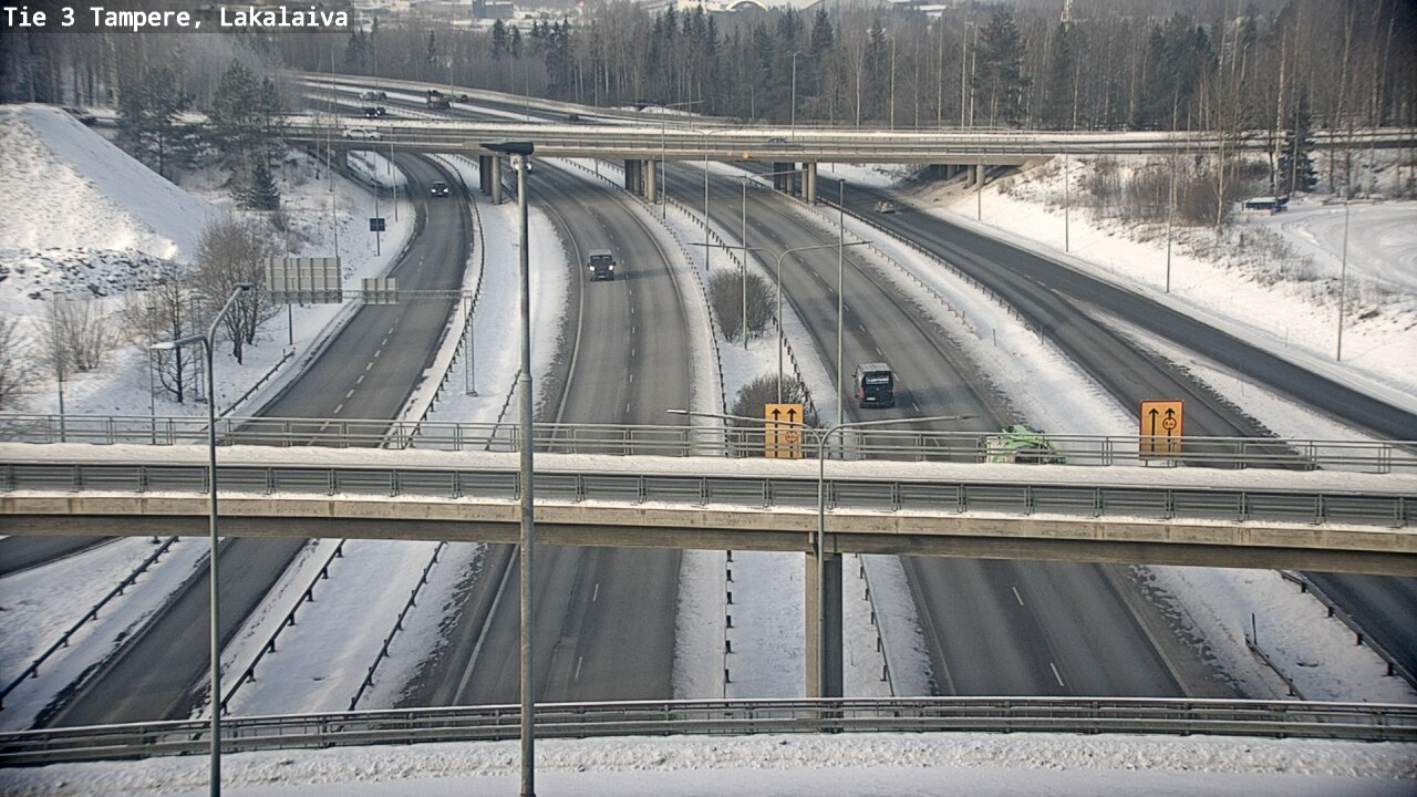 Weather Camera Image Väg 3 Tammerfors, Lakalaiva, Tampere, Pirkanmaa