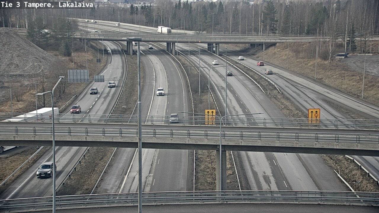 Weather Camera Image Väg 3 Tammerfors, Lakalaiva, Tampere, Pirkanmaa