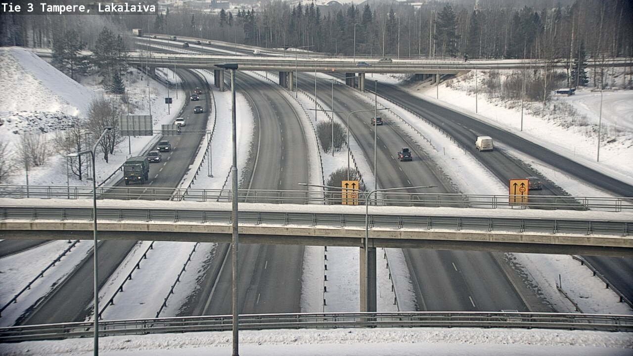 Weather Camera Image Väg 3 Tammerfors, Lakalaiva, Tampere, Pirkanmaa