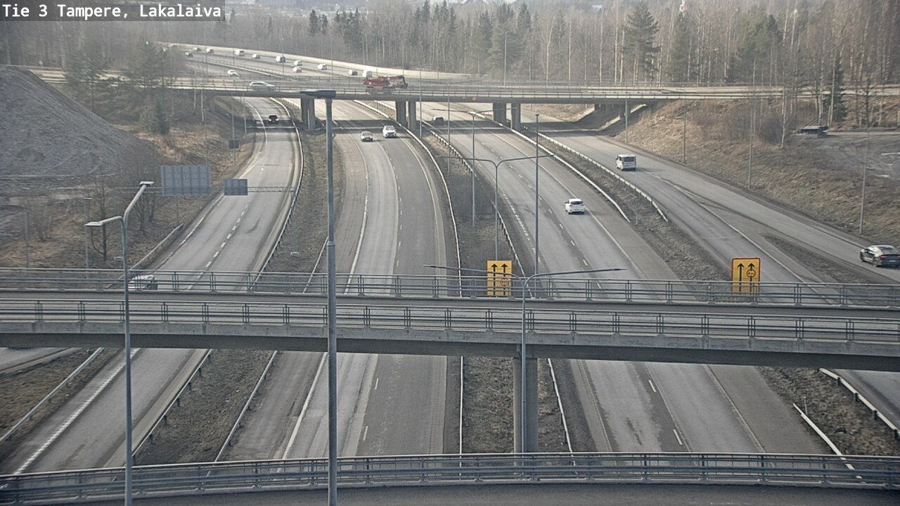 Weather Camera Image Väg 3 Tammerfors, Lakalaiva, Tampere, Pirkanmaa