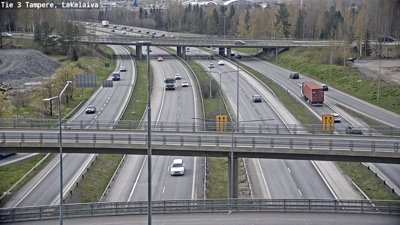 Kelikamerat Kuva Tie 3 Tampere, Lakalaiva, Tampere, Pirkanmaa