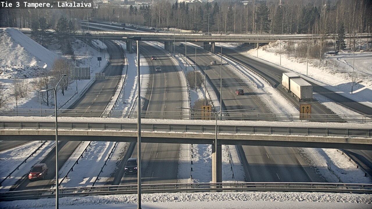 Weather Camera Image Road 3 Tampere, Lakalaiva, Tampere, Pirkanmaa