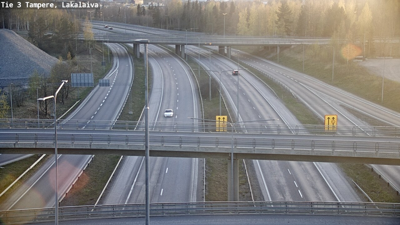 Weather Camera Image Väg 3 Tammerfors, Lakalaiva, Tampere, Pirkanmaa