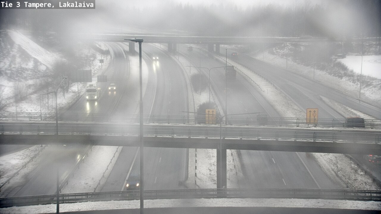 Weather Camera Image Väg 3 Tammerfors, Lakalaiva, Tampere, Pirkanmaa