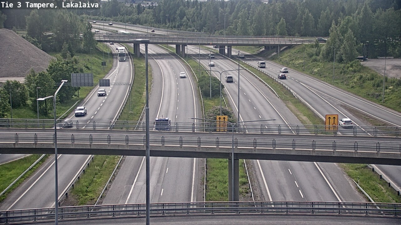 Weather Camera Image Road 3 Tampere, Lakalaiva, Tampere, Pirkanmaa