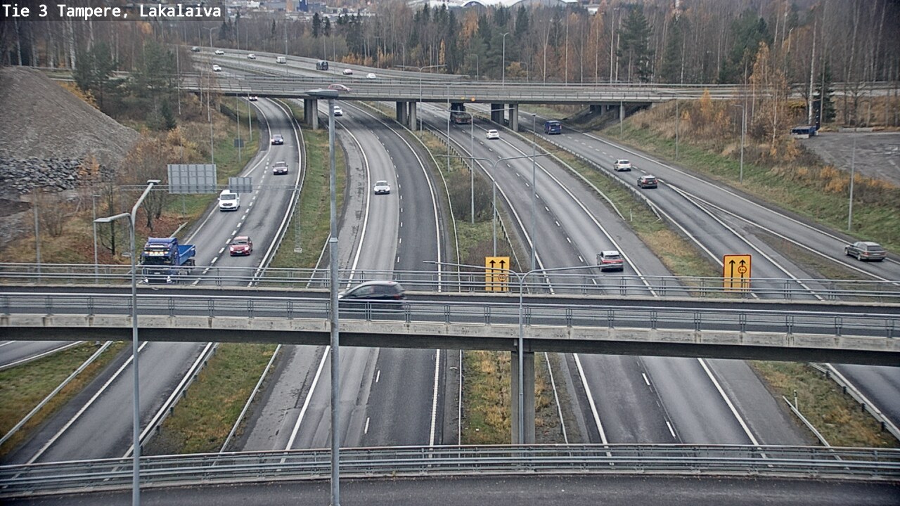 Kelikamerat Kuva Tie 3 Tampere, Lakalaiva, Tampere, Pirkanmaa