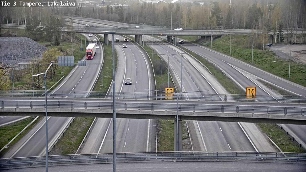 Weather Camera Image Väg 3 Tammerfors, Lakalaiva, Tampere, Pirkanmaa