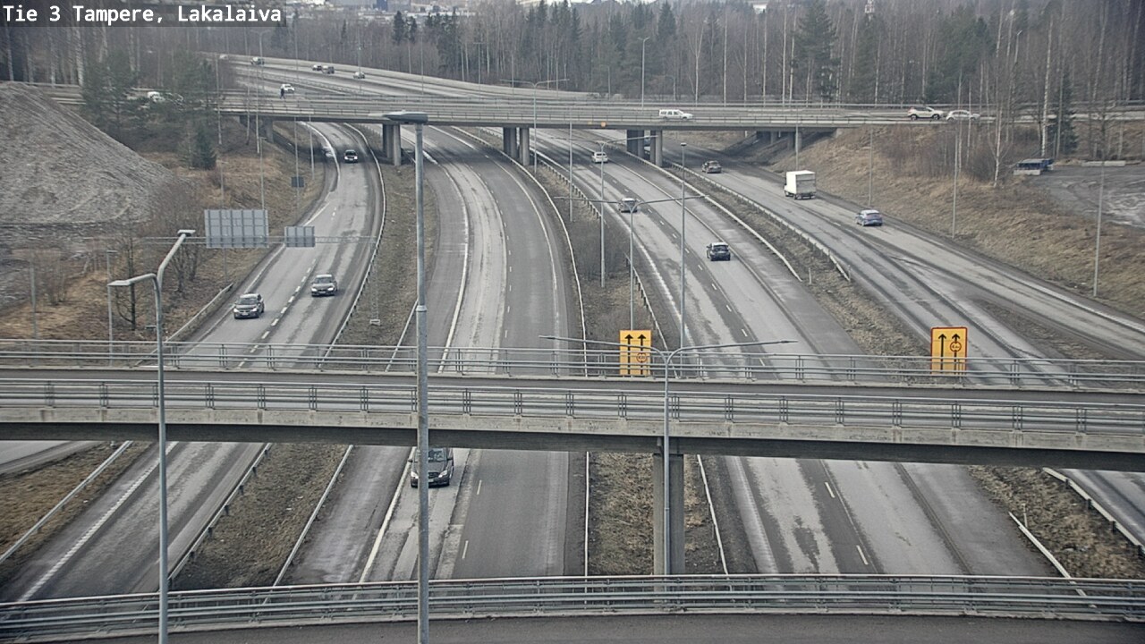 Weather Camera Image Väg 3 Tammerfors, Lakalaiva, Tampere, Pirkanmaa