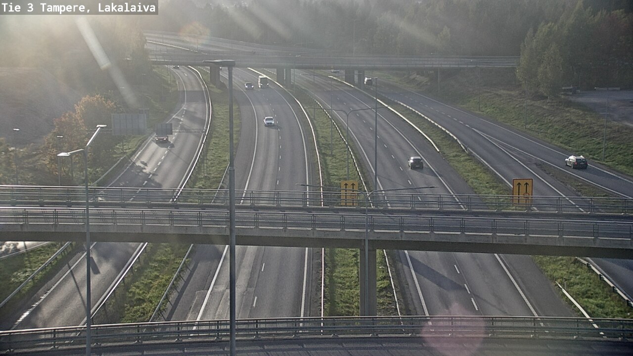 Weather Camera Image Road 3 Tampere, Lakalaiva, Tampere, Pirkanmaa