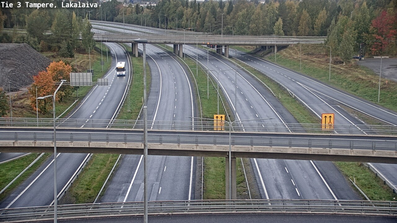 Weather Camera Image Väg 3 Tammerfors, Lakalaiva, Tampere, Pirkanmaa