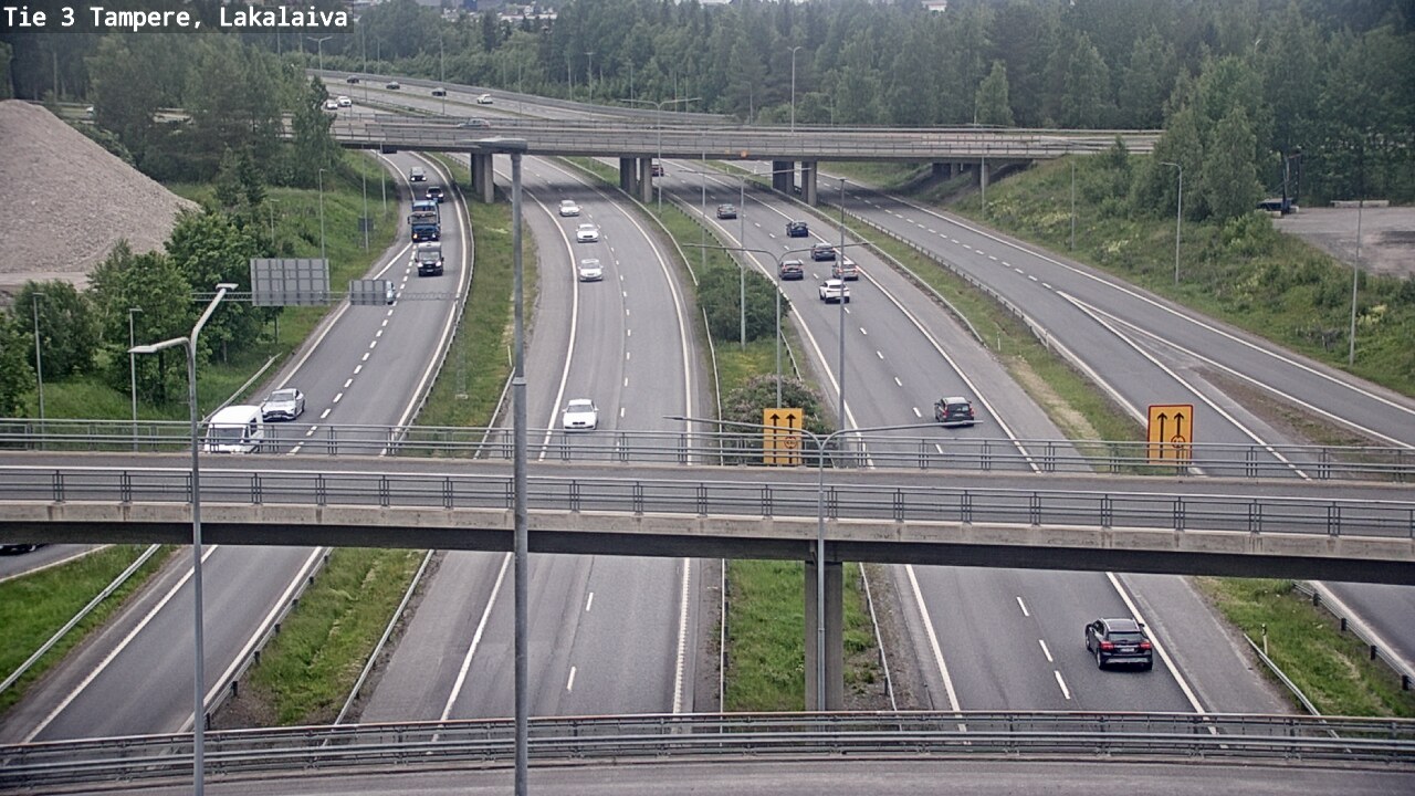 Weather Camera Image Väg 3 Tammerfors, Lakalaiva, Tampere, Pirkanmaa