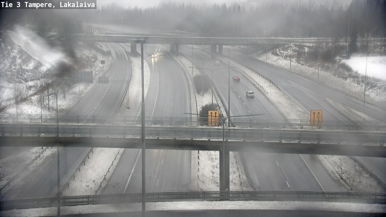 Weather Camera Image Väg 3 Tammerfors, Lakalaiva, Tampere, Pirkanmaa