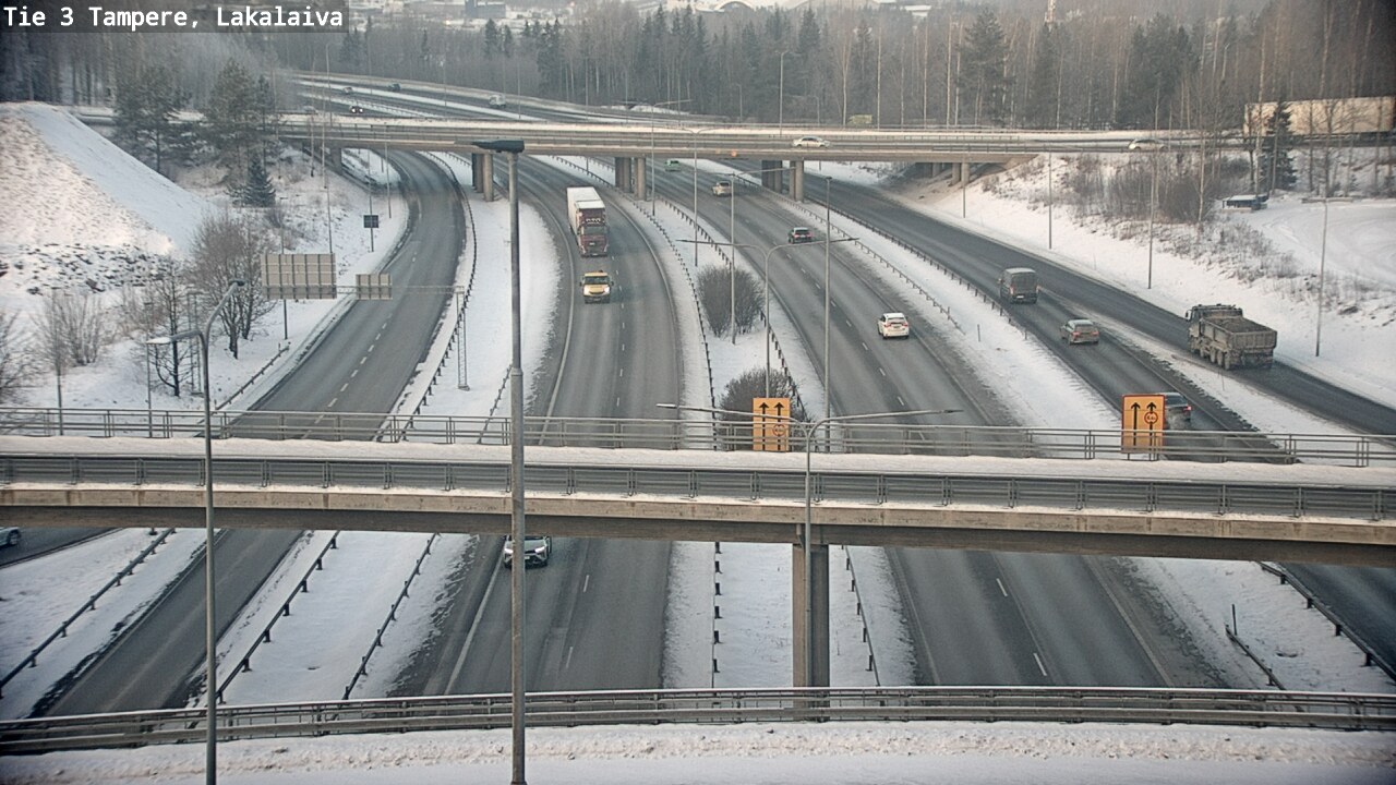 Weather Camera Image Väg 3 Tammerfors, Lakalaiva, Tampere, Pirkanmaa