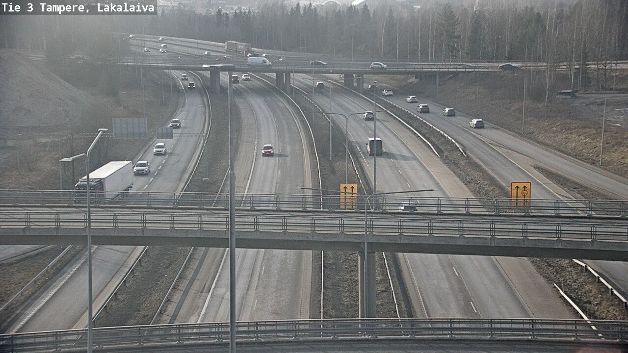 Weather Camera Image Väg 3 Tammerfors, Lakalaiva, Tampere, Pirkanmaa