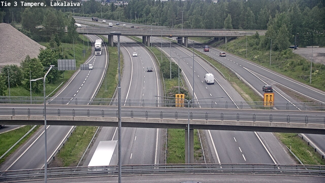 Weather Camera Image Väg 3 Tammerfors, Lakalaiva, Tampere, Pirkanmaa