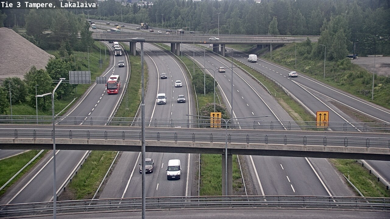 Weather Camera Image Väg 3 Tammerfors, Lakalaiva, Tampere, Pirkanmaa