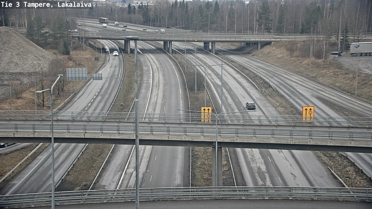 Weather Camera Image Väg 3 Tammerfors, Lakalaiva, Tampere, Pirkanmaa