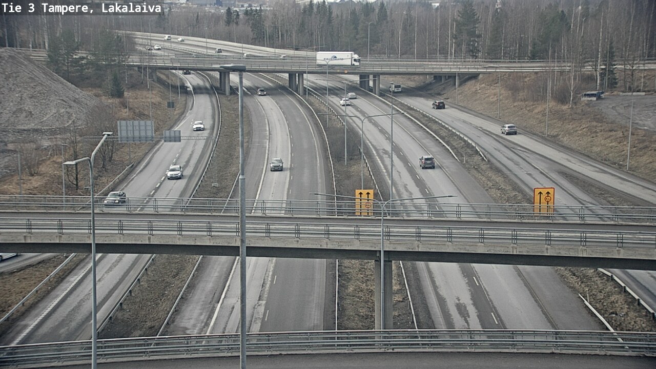 Weather Camera Image Väg 3 Tammerfors, Lakalaiva, Tampere, Pirkanmaa