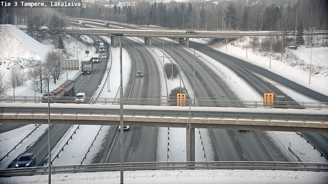 Weather Camera Image Väg 3 Tammerfors, Lakalaiva, Tampere, Pirkanmaa