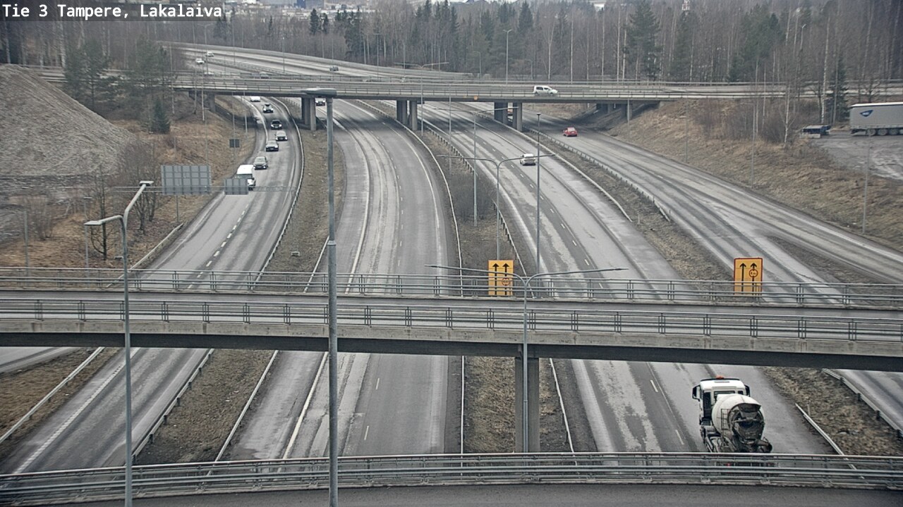 Weather Camera Image Väg 3 Tammerfors, Lakalaiva, Tampere, Pirkanmaa