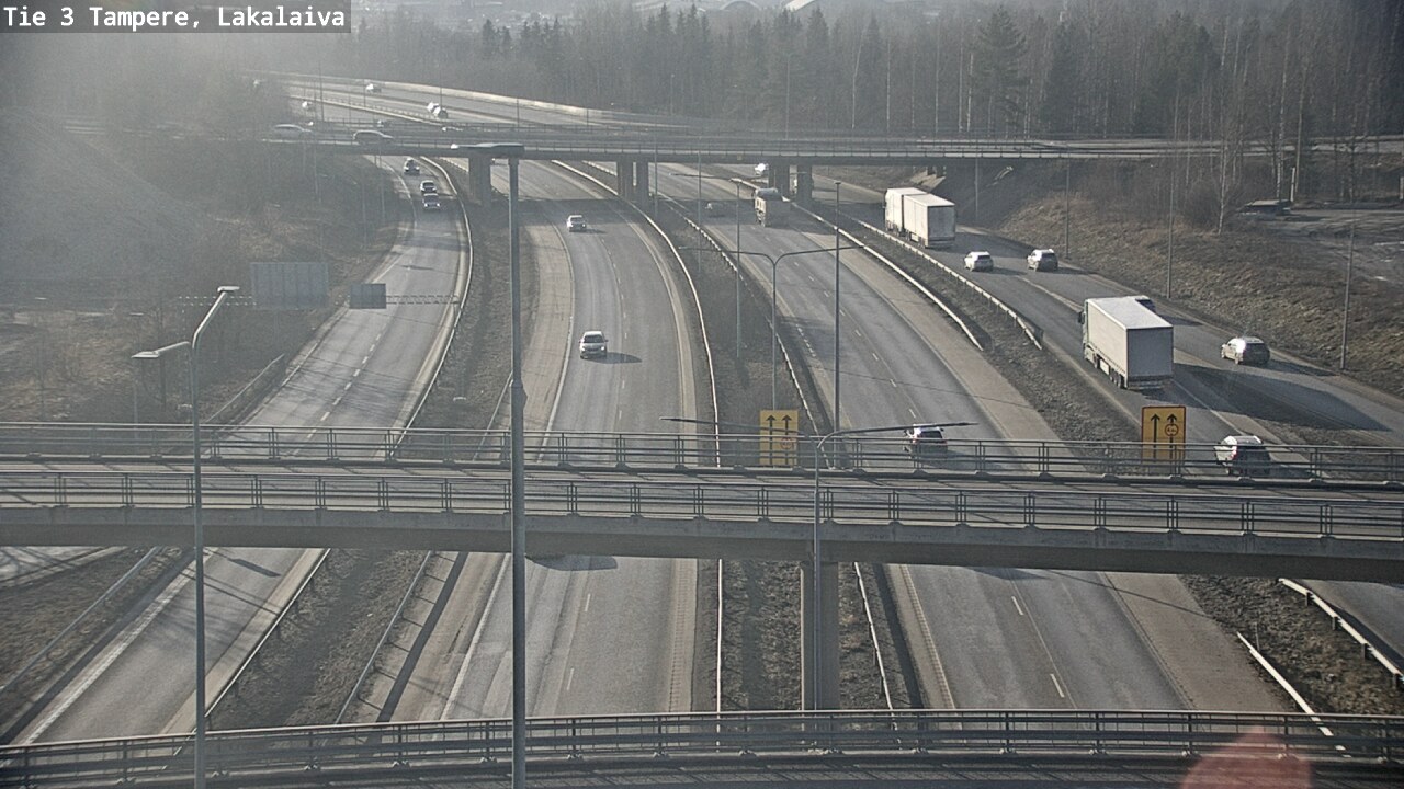 Weather Camera Image Väg 3 Tammerfors, Lakalaiva, Tampere, Pirkanmaa