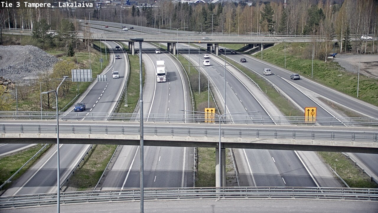Weather Camera Image Väg 3 Tammerfors, Lakalaiva, Tampere, Pirkanmaa