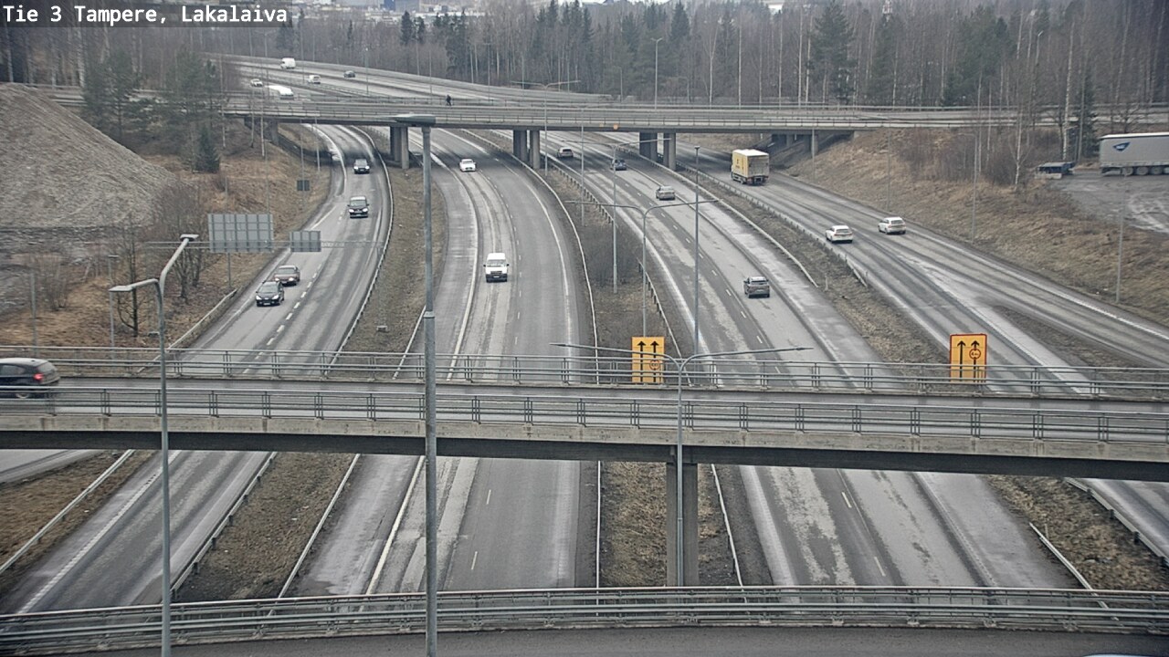 Weather Camera Image Väg 3 Tammerfors, Lakalaiva, Tampere, Pirkanmaa