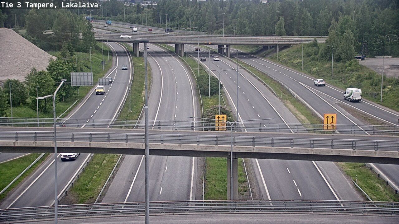 Weather Camera Image Väg 3 Tammerfors, Lakalaiva, Tampere, Pirkanmaa