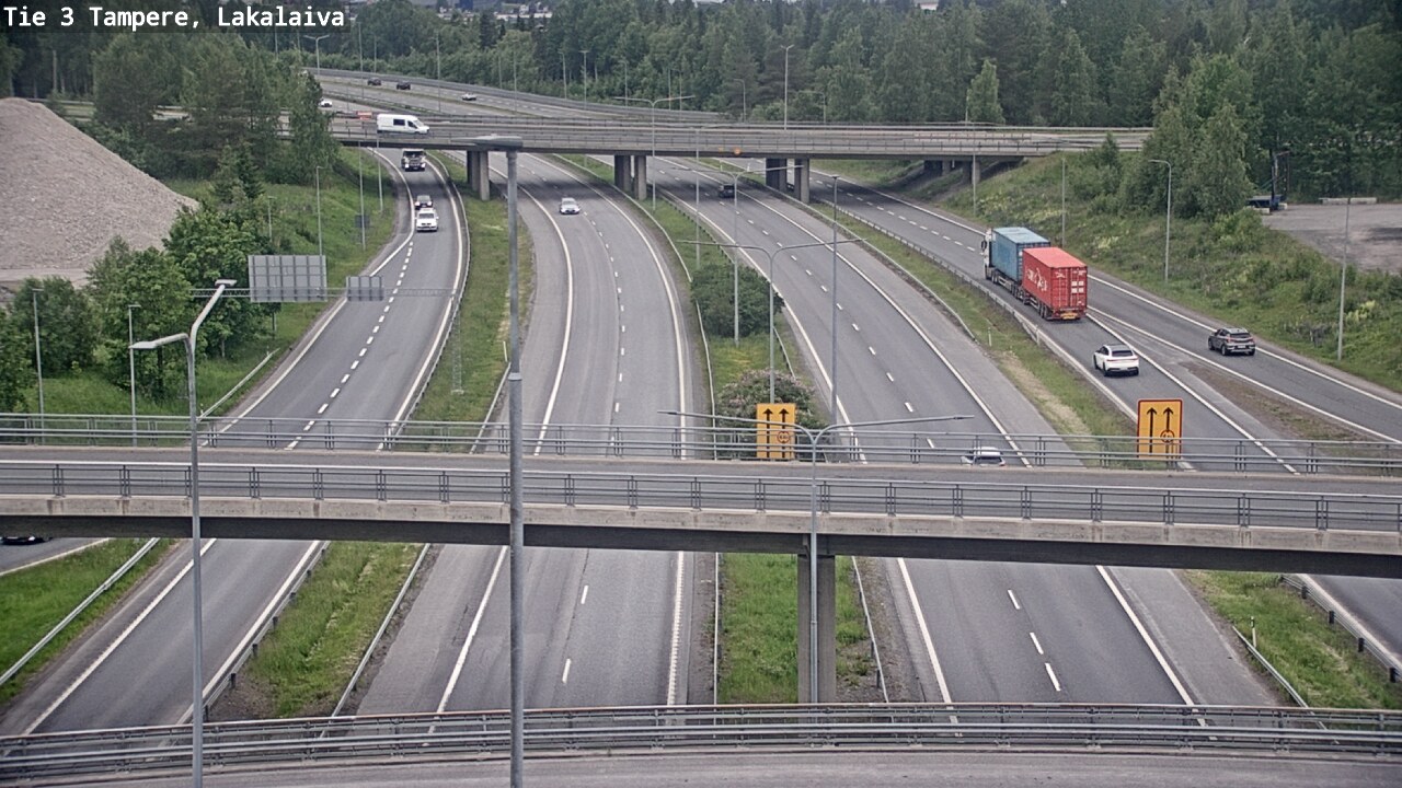 Weather Camera Image Väg 3 Tammerfors, Lakalaiva, Tampere, Pirkanmaa
