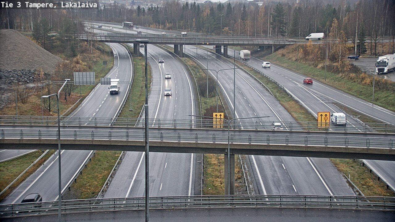 Weather Camera Image Väg 3 Tammerfors, Lakalaiva, Tampere, Pirkanmaa